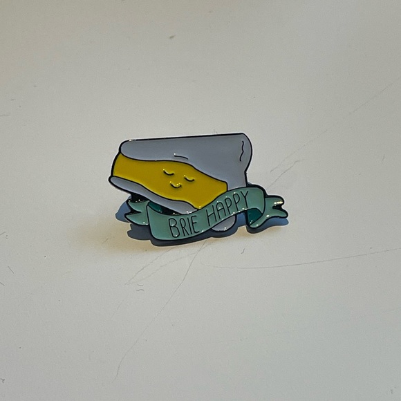 Other - Brie Happy Enamel Pin